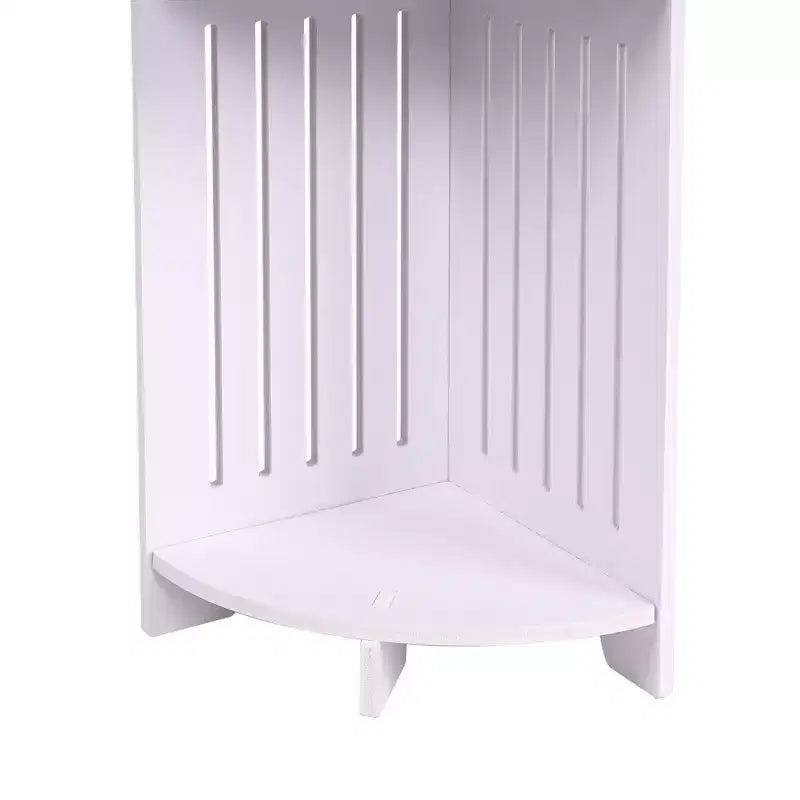 3/4-Tier Corner Shelf Stand, Small Storage Organizer for Narrow Space, Toilet Paper Stand for Bathroom, White