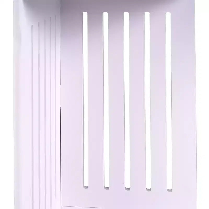 3/4-Tier Corner Shelf Stand, Small Storage Organizer for Narrow Space, Toilet Paper Stand for Bathroom, White