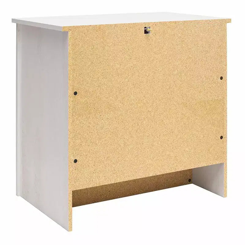 Alton Farmhouse Nightstand with 4 Shelves