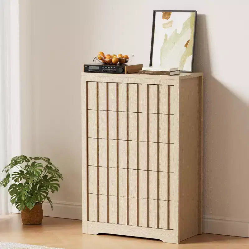 Dresser with many Drawers,Modern Dressers for Bedroom with Wood Top