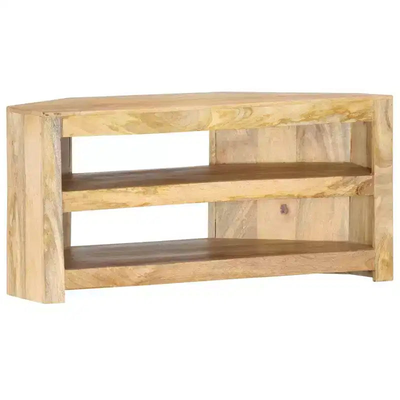 TV Cabinet Varied wood tones Solid mango wood 35.4x17.7x17.7 in