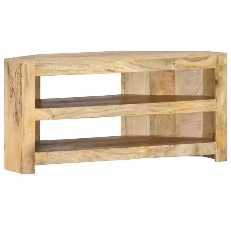 TV Cabinet Varied wood tones Solid mango wood 35.4x17.7x17.7 in