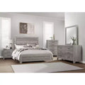 Rustic 5-Drawer Dresser Chest with Black Metal Hardware Simple Design for Bedroom, No Assembly required