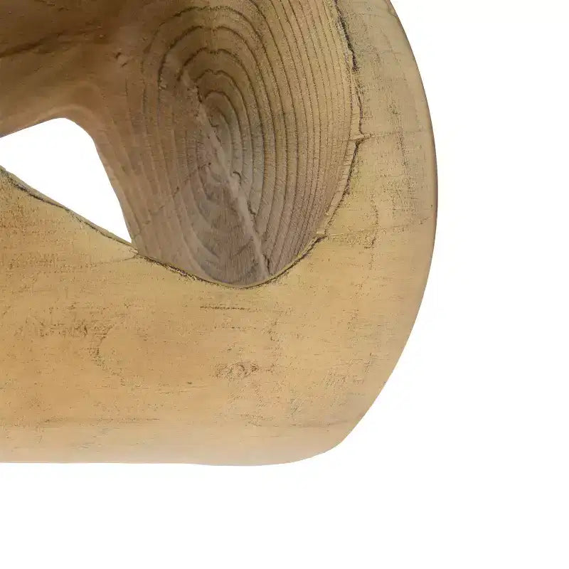 Hollow Console Table Wood Like Texture Natural Color for Living Room