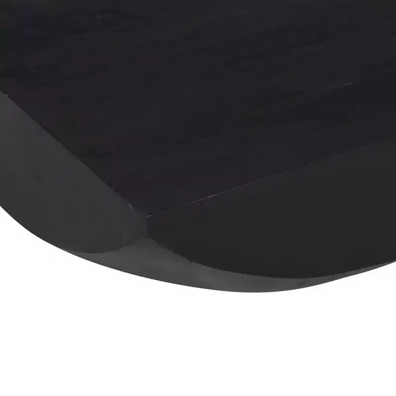 Coffee Table | 36 Square Top | Handcrafted Rounded Drum Base | Mango Wood