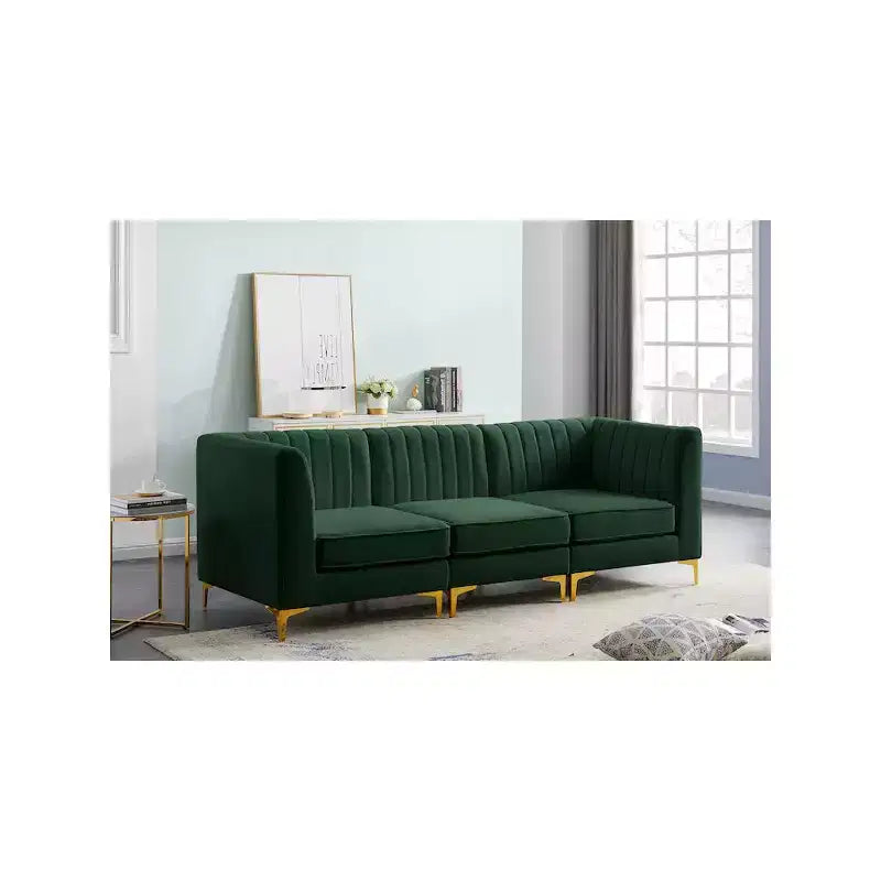 Alina Velvet Modular Sofa