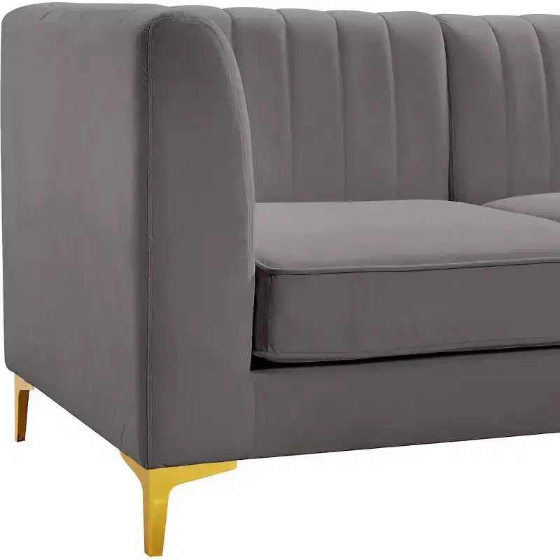 Alina Velvet Modular Sofa