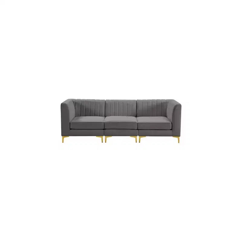 Alina Velvet Modular Sofa