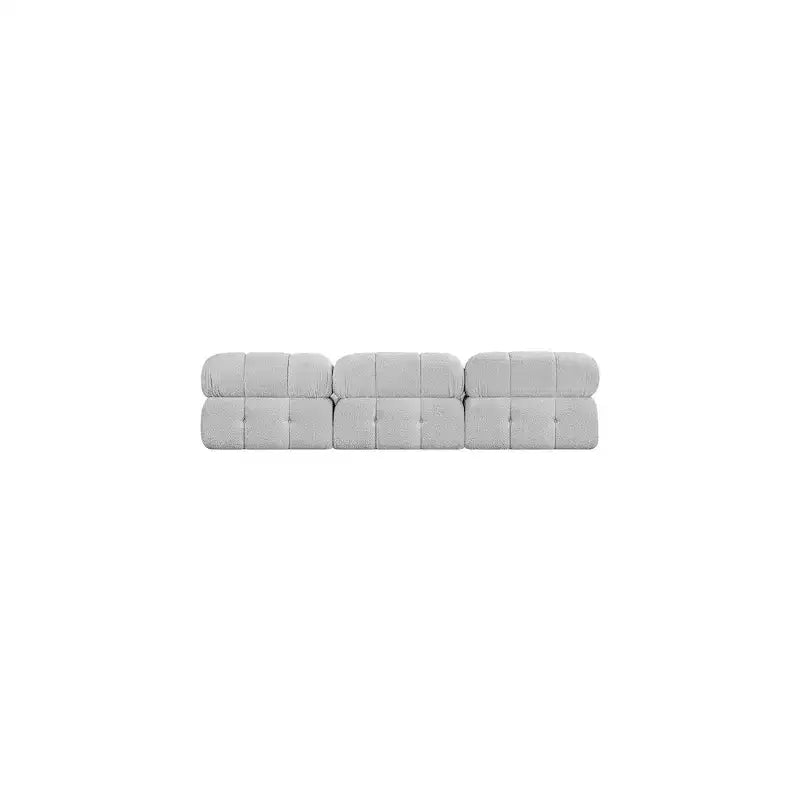 Ames Grey Boucle Fabric Modular Sofa