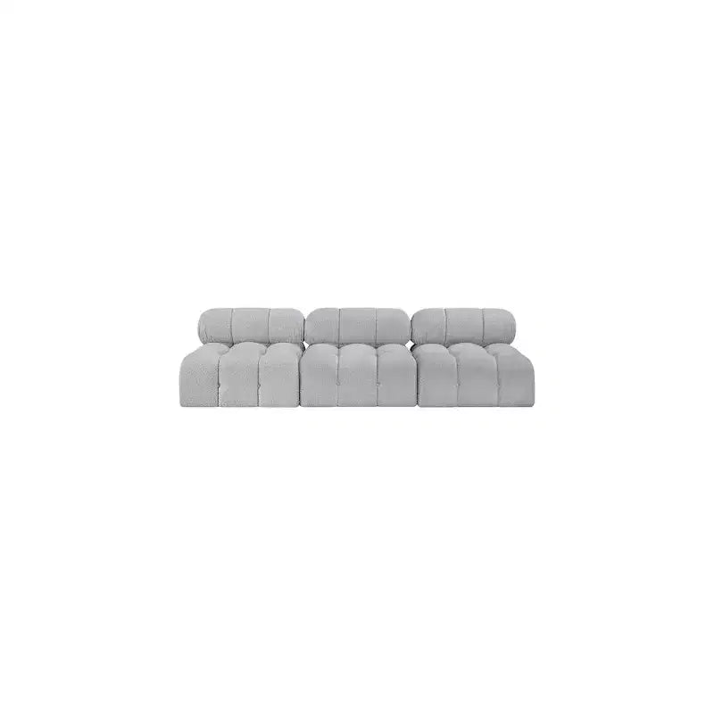 Ames Grey Boucle Fabric Modular Sofa