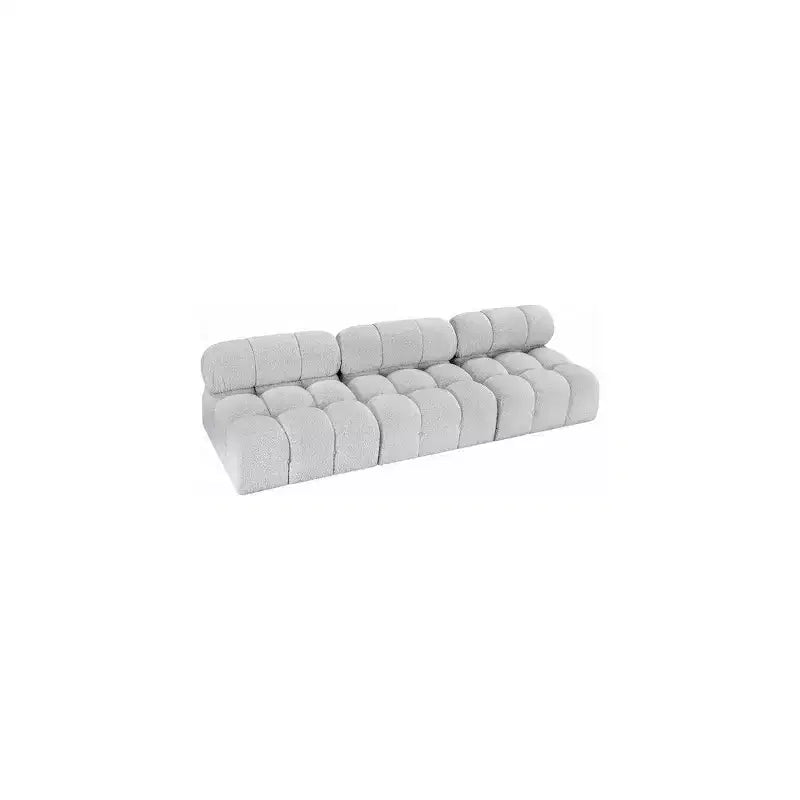 Ames Grey Boucle Fabric Modular Sofa