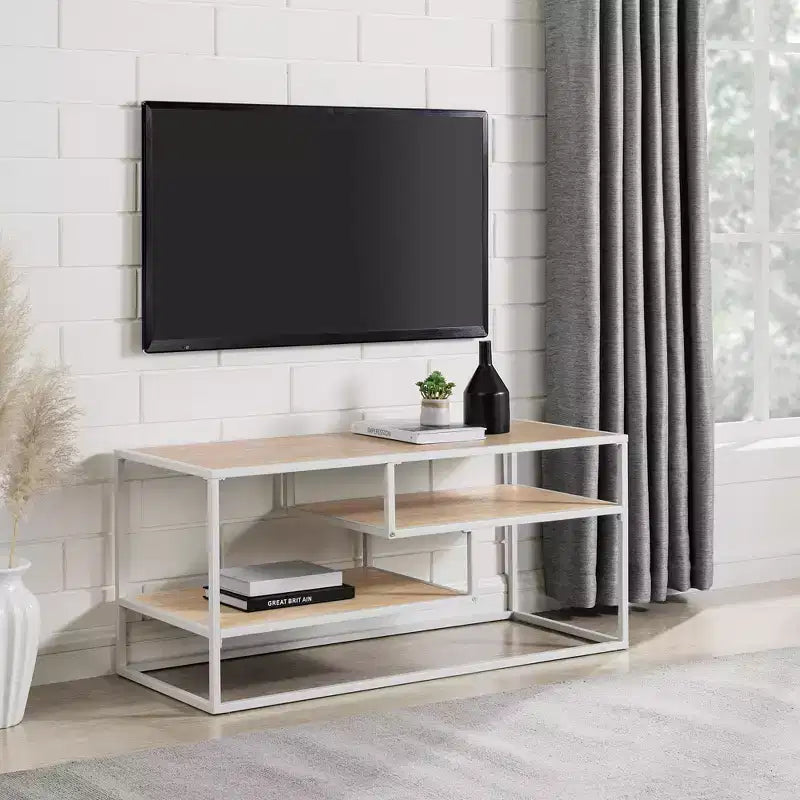 Modern 3-Tiered TV Stand for TVs up to 43