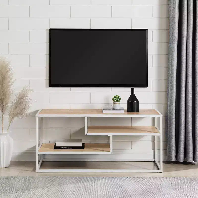 Modern 3-Tiered TV Stand for TVs up to 43