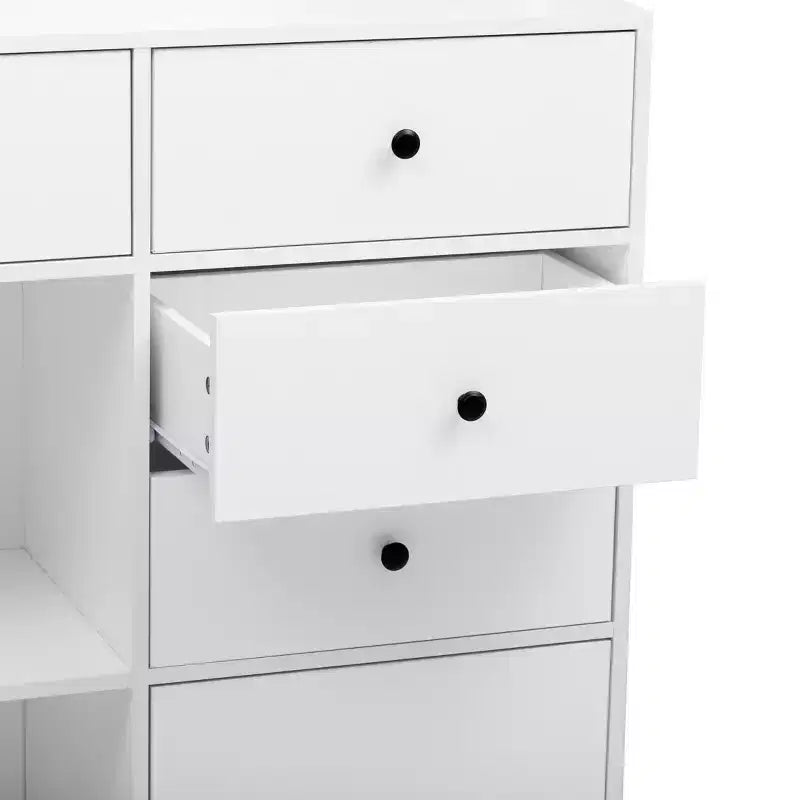 Elegant Design Buffet Cabinet Storage Cabinet with Drawers, Suitable for Dining Room, Living Room, Kitchen Cabinet