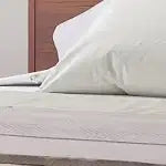 Sturdy Storage Headboard Bed Frame - Wooden Platform, Raised Footboard, Slat Support, No Box Spring Needed, White & Walnut, Bedroom Furniture
