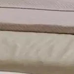 Sturdy Storage Headboard Bed Frame - Wooden Platform, Raised Footboard, Slat Support, No Box Spring Needed, White & Walnut, Bedroom Furniture