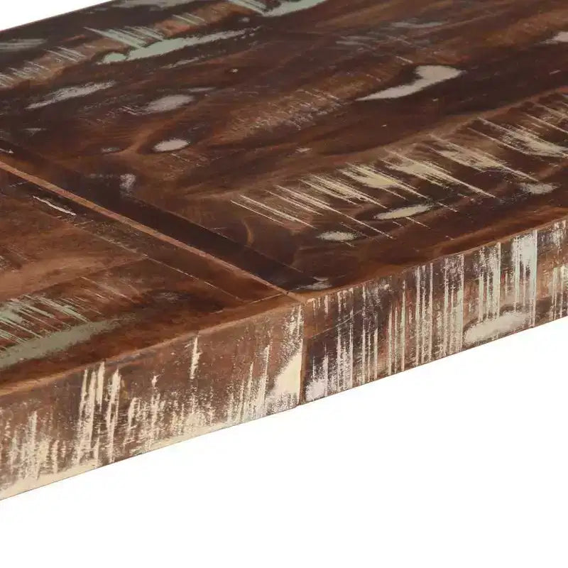 Bookcase Mixed color finish Solid Reclaimed Wood and Iron Large