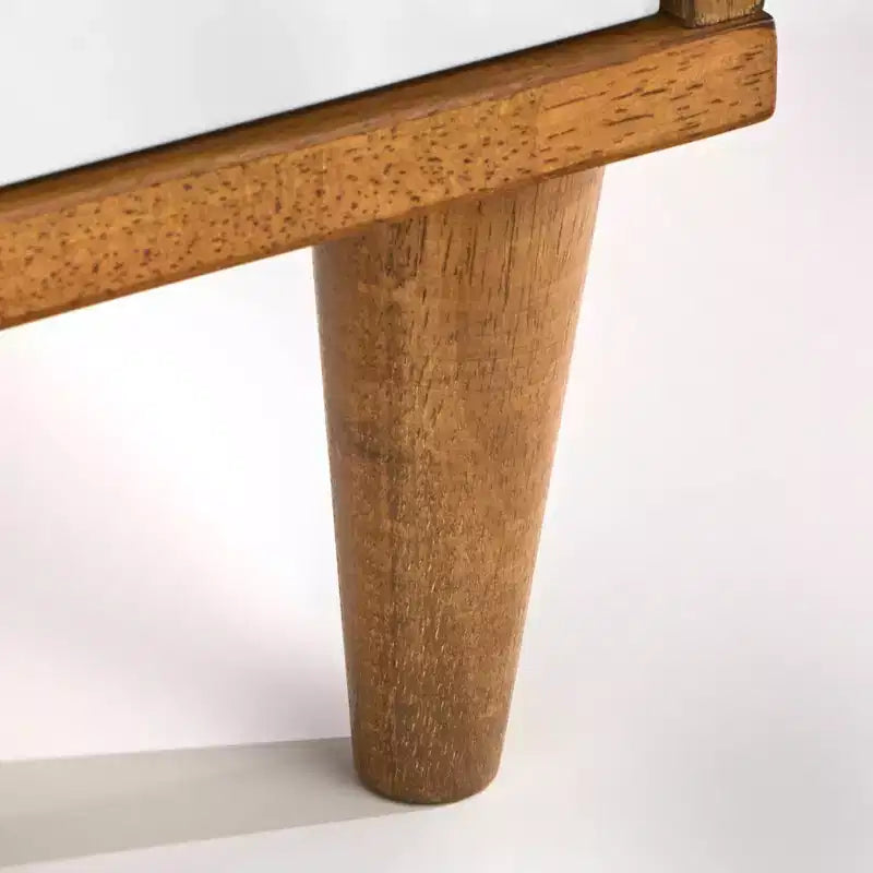 Ana Mid Century Modern 3 Drawer Nightstand