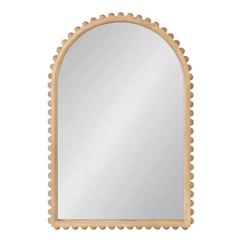 Kate & Laurel All Things Decor 20x30 Beadbrook Arched Wall Mirror