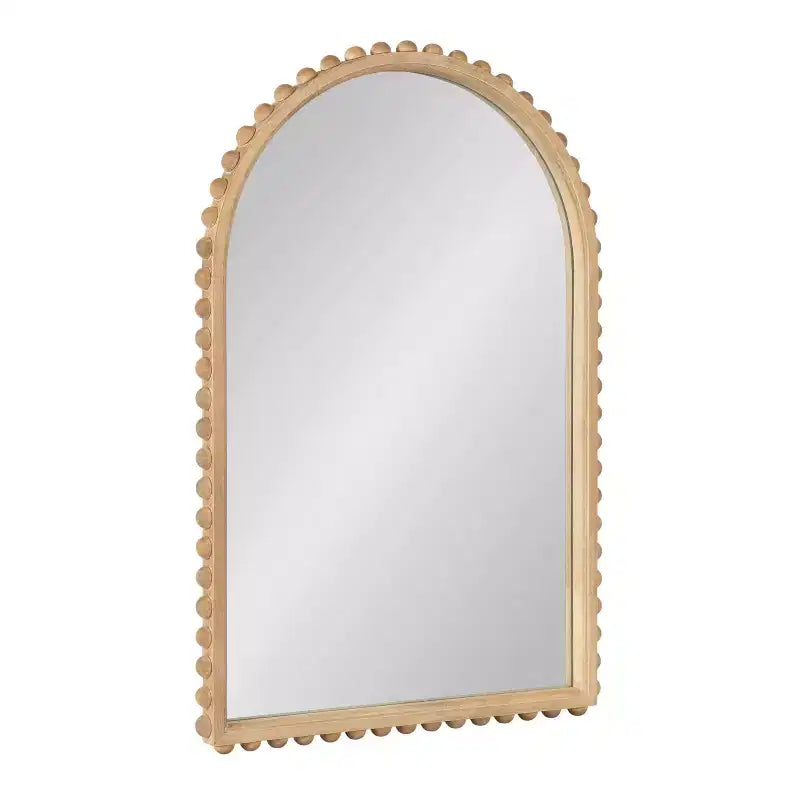Kate & Laurel All Things Decor 20x30 Beadbrook Arched Wall Mirror