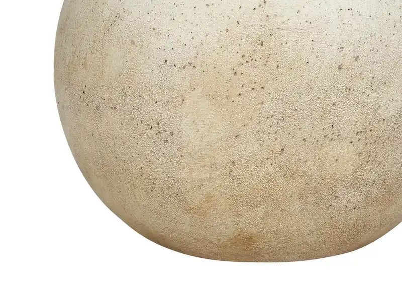20 Beige Concrete Table Lamp with Linen Shade