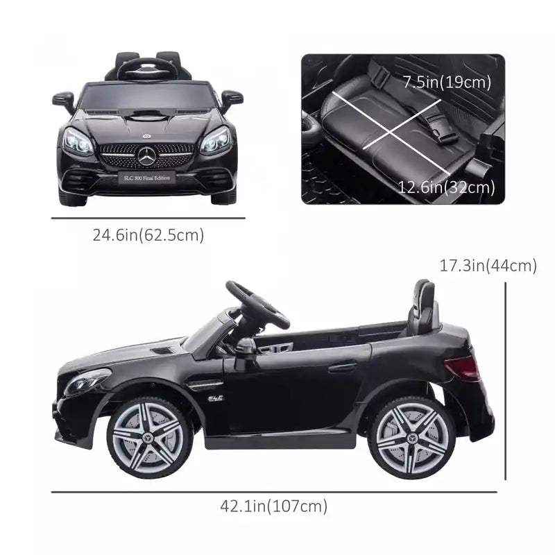 12v Kids Electric Powered Ride-On Car With Parent Remote Control Two Motors Music Lights Suspe
